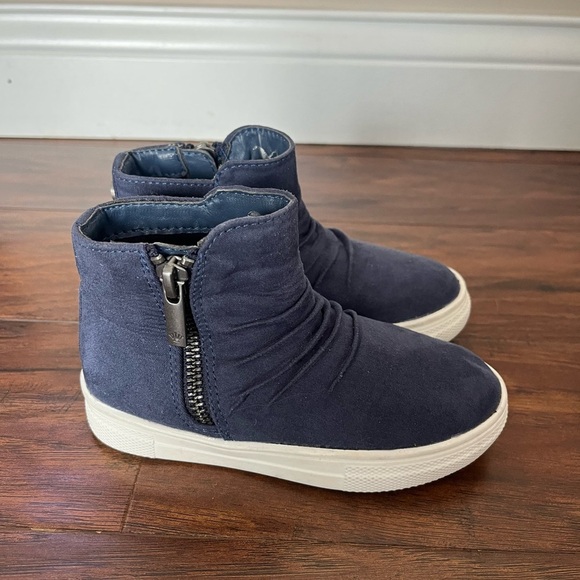 NWOT Nina Amanda Microsuede Blue Ankle Boots/Shoes-Size 9 - Picture 2 of 9